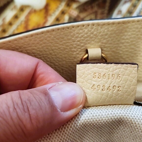 Gucci Soho White Leather with Tassle Women's Shoulder Bag 536196 A7M0G 9522-U - Picture 12 of 16